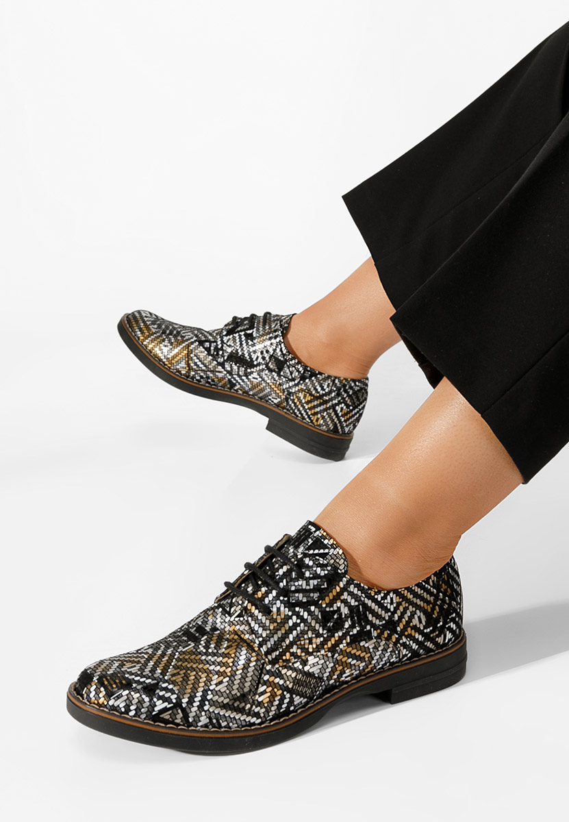 Viacfarebné kožené derby dámske Otivera V5