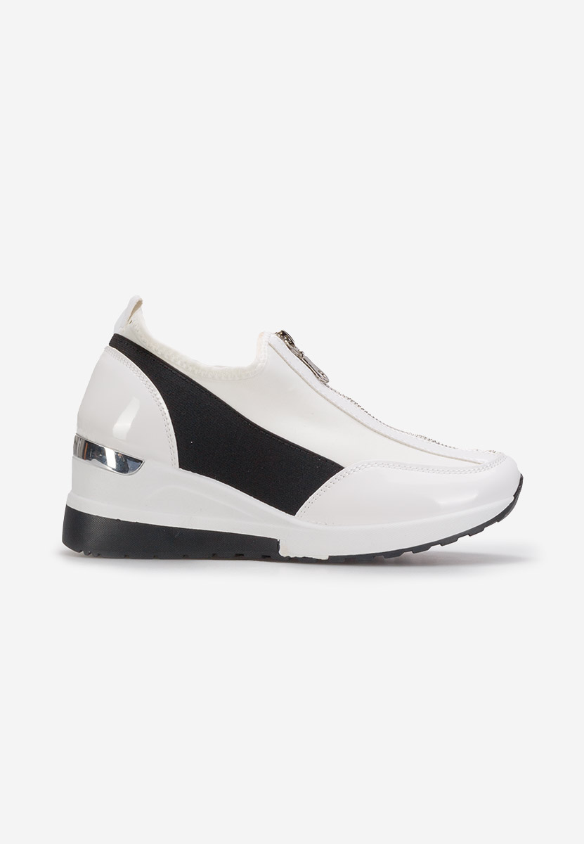 Bílé dámské tenisky na klínku Dollie