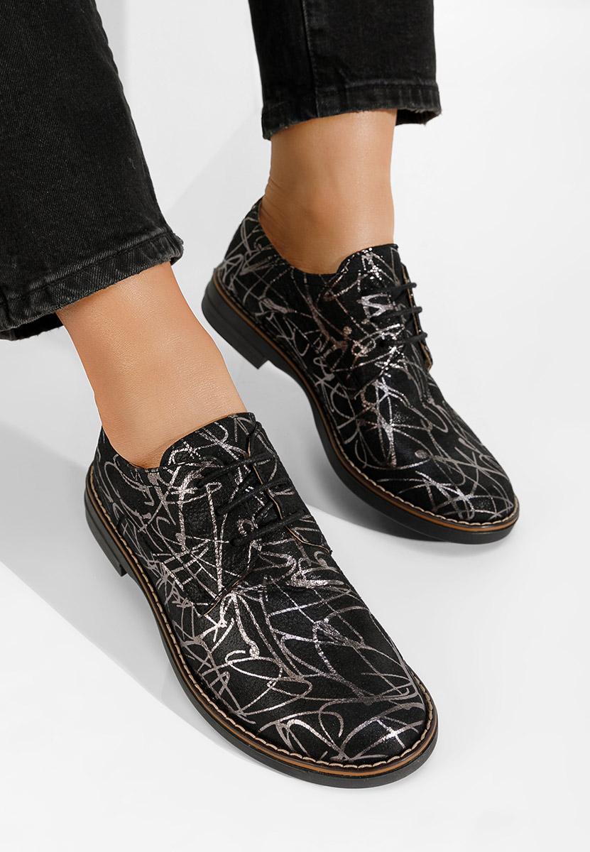 Viacfarebné kožené derby dámske Otivera V12