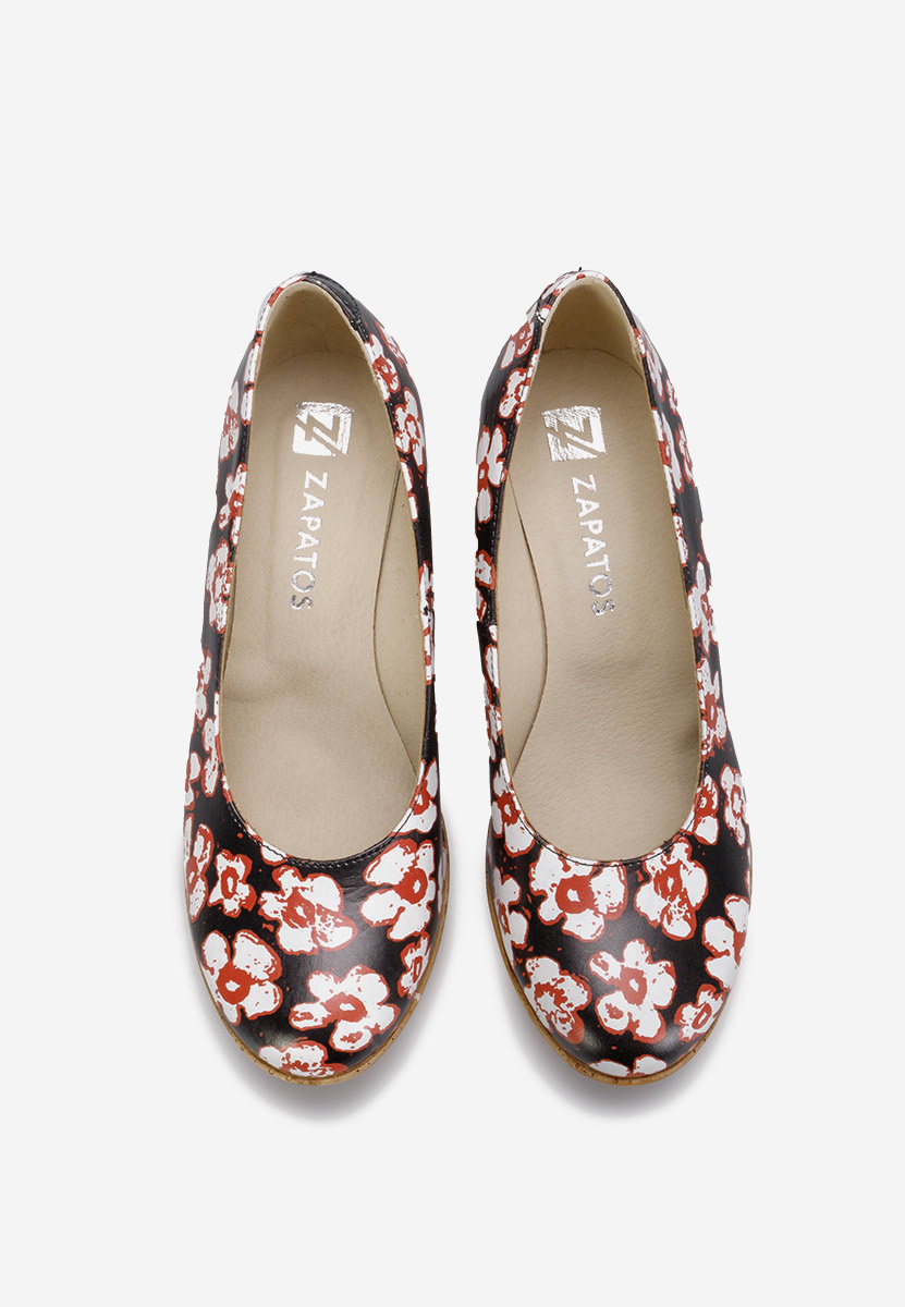 Viacfarebné lodičky na klínku Zola F3