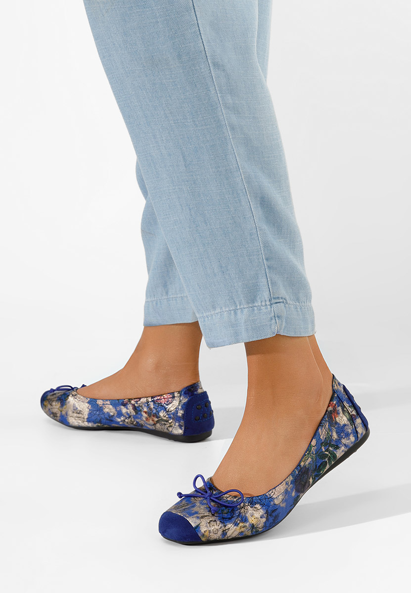 Modré dámské baleríny Doriya V2