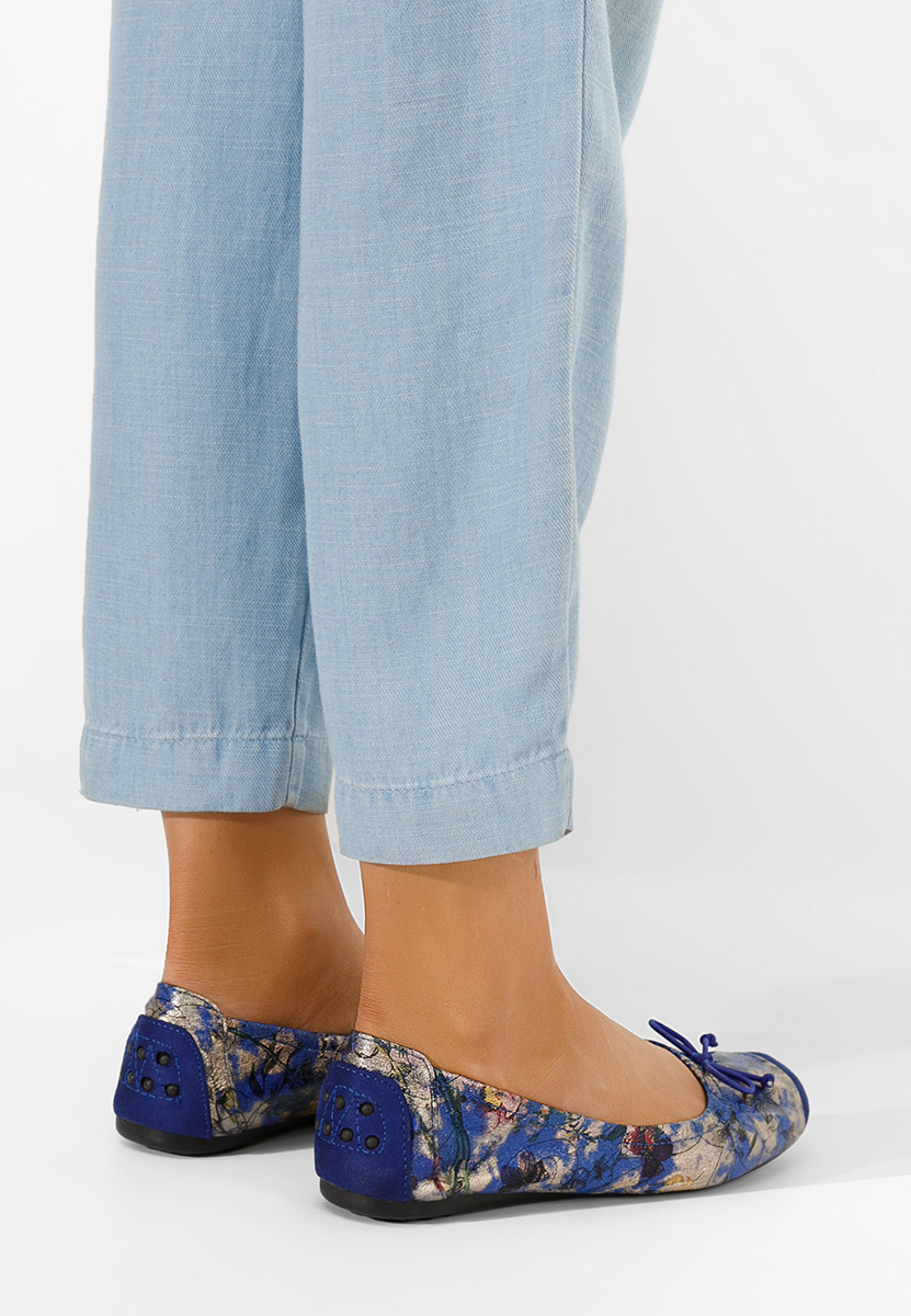 Modré dámské baleríny Doriya V2