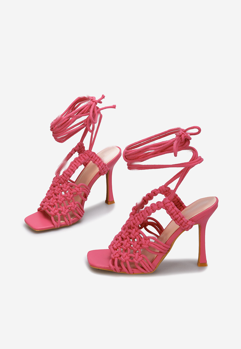 Fuchsiové dámské sandály Lilith