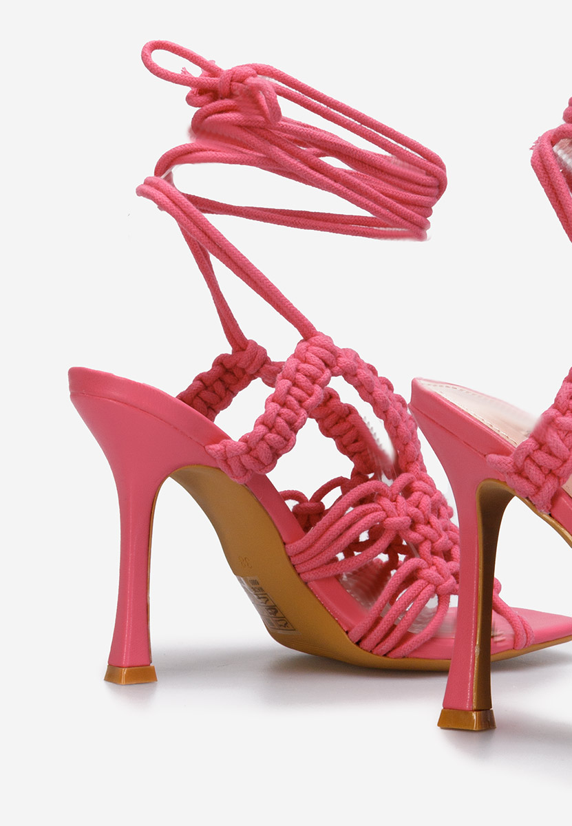 Fuchsiové dámské sandály Lilith