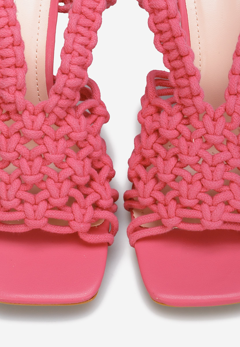 Fuchsiové dámské sandály Lilith