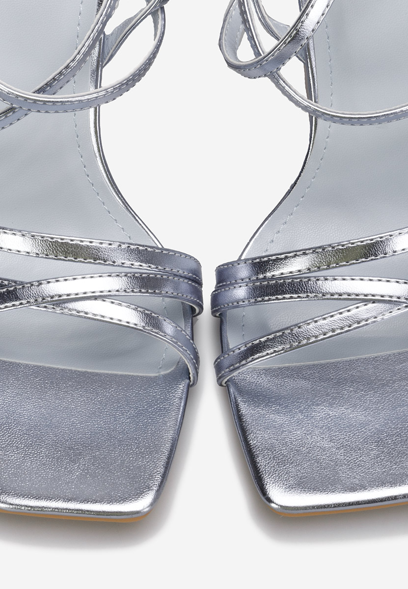 Stribrné elegantní dámské sandály Ayleen V2