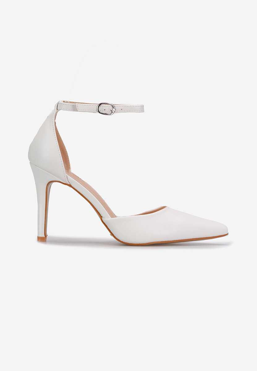 Bílé lodičky do špičky Allegria