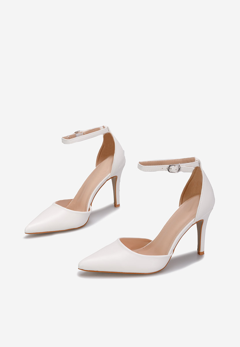 Bílé lodičky do špičky Allegria