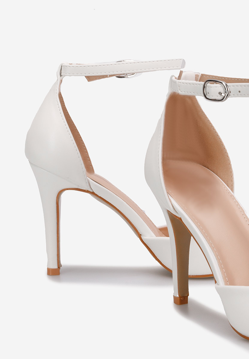 Bílé lodičky do špičky Allegria