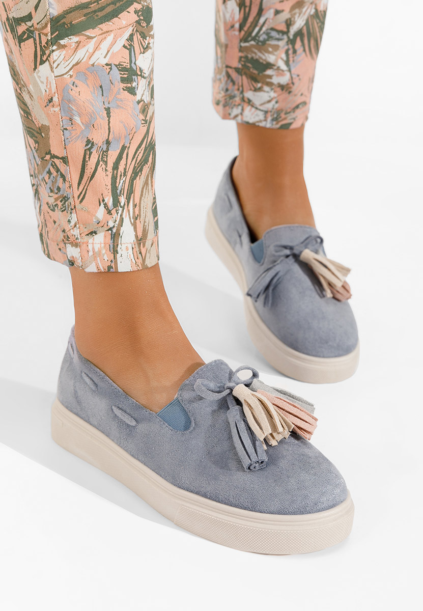 Modré dámské espadrilky Graziela