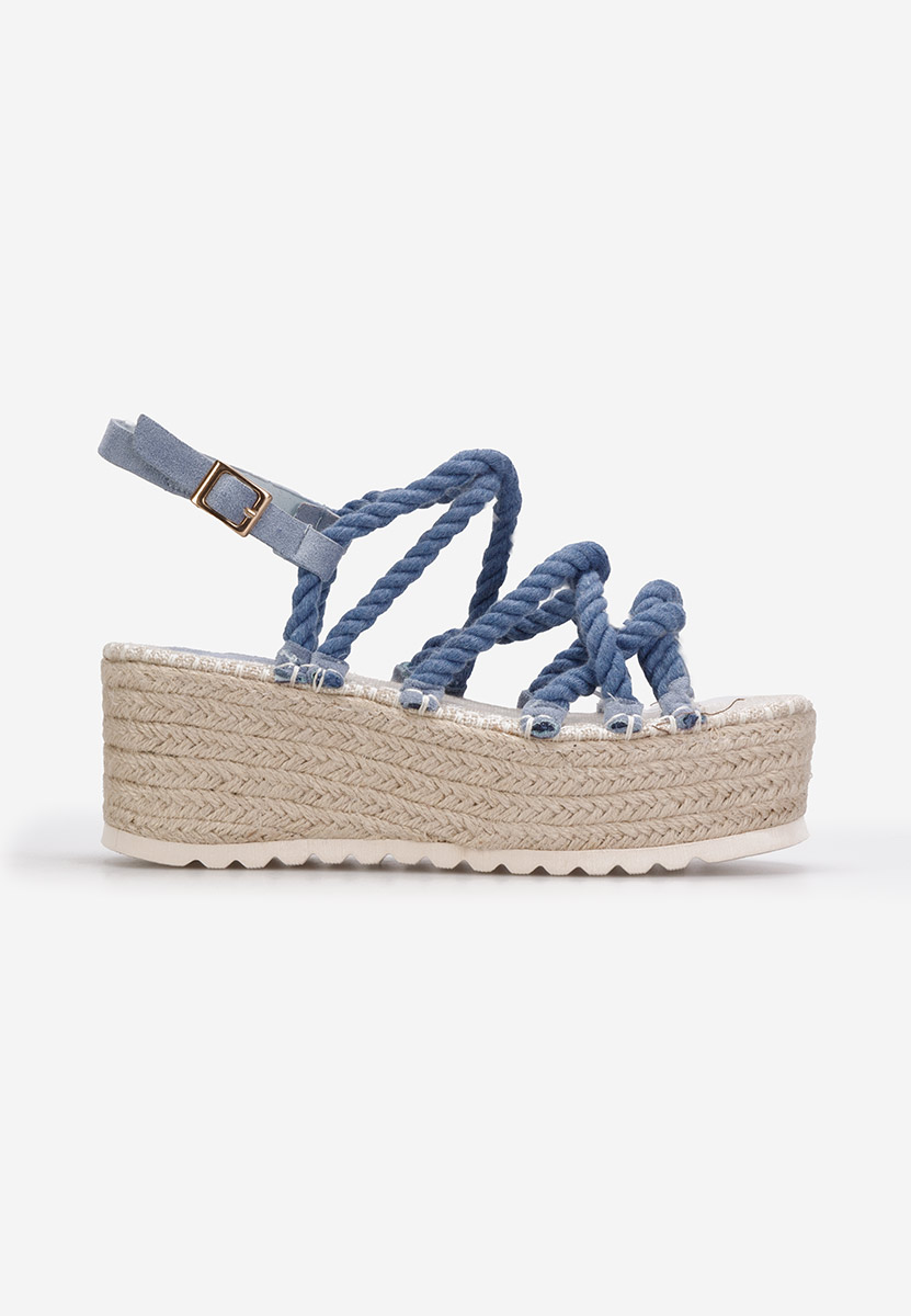Modré dámské espadrilky Apia