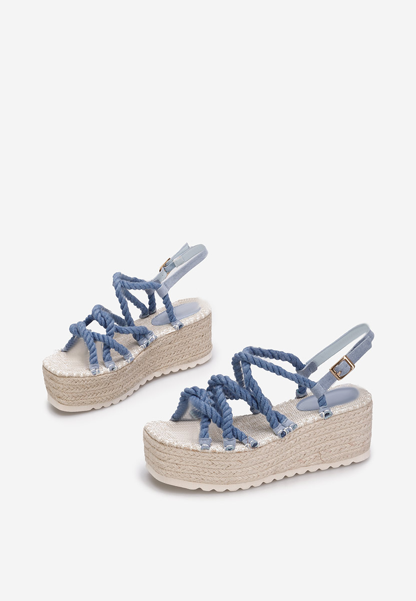 Modré dámské espadrilky Apia