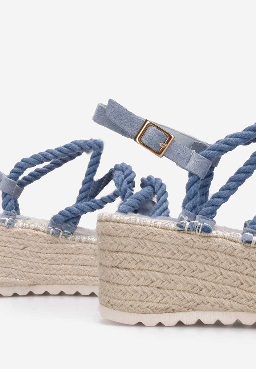 Modré dámské espadrilky Apia