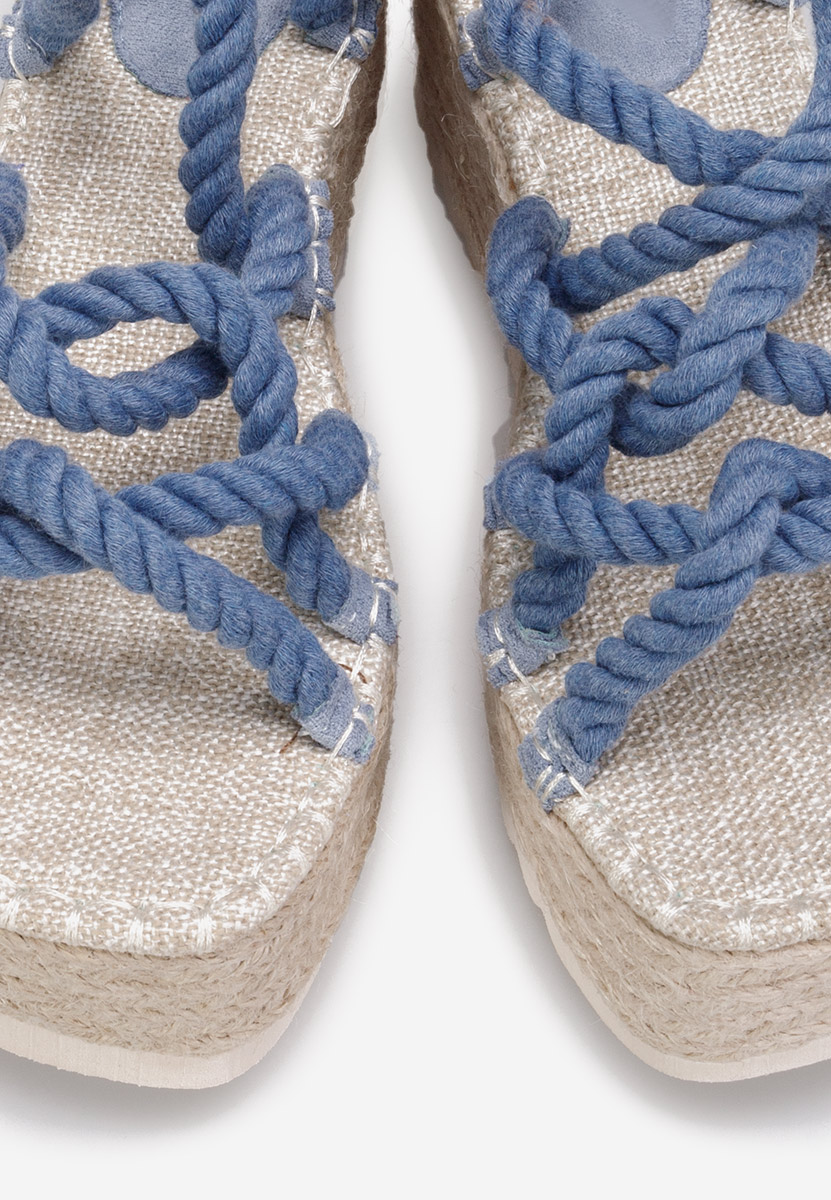Modré dámské espadrilky Apia