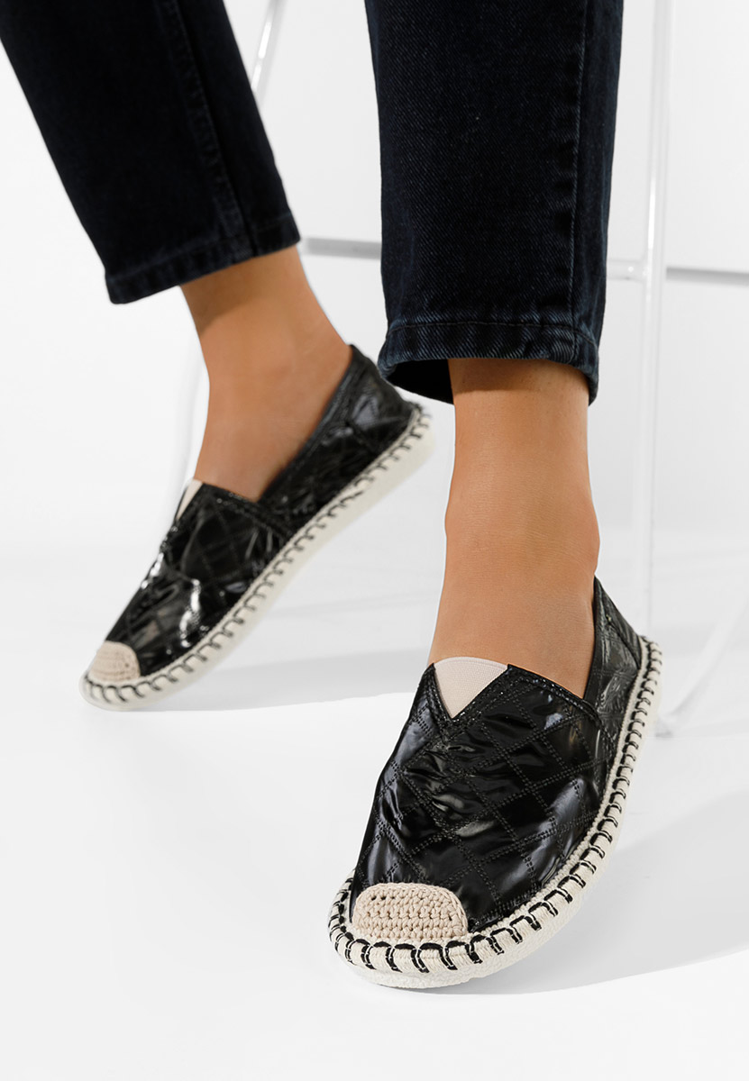 Černé dámské espadrilky Loretta