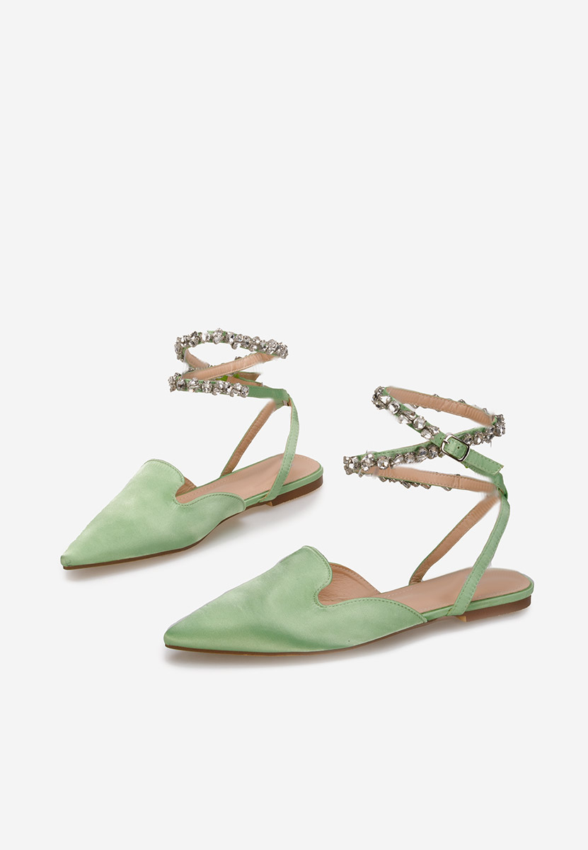 Zelené dámské baleríny Radiza V2