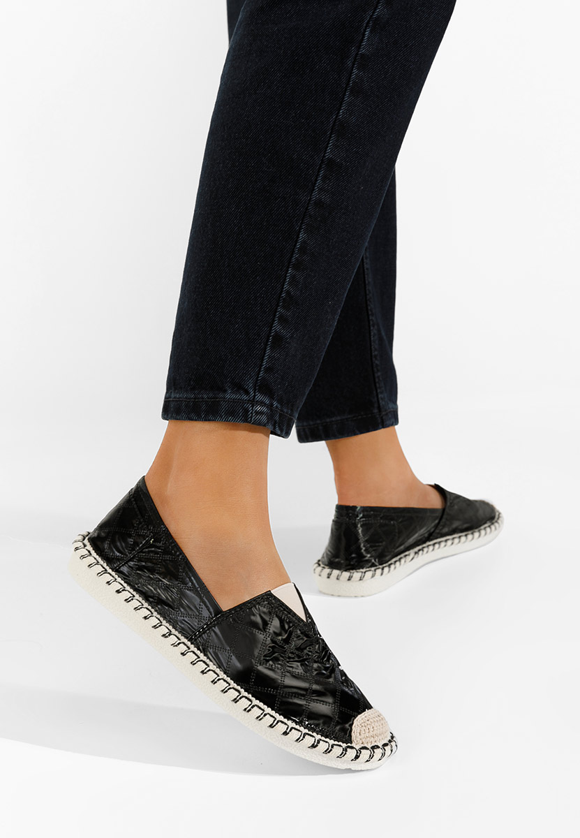 Černé dámské espadrilky Loretta