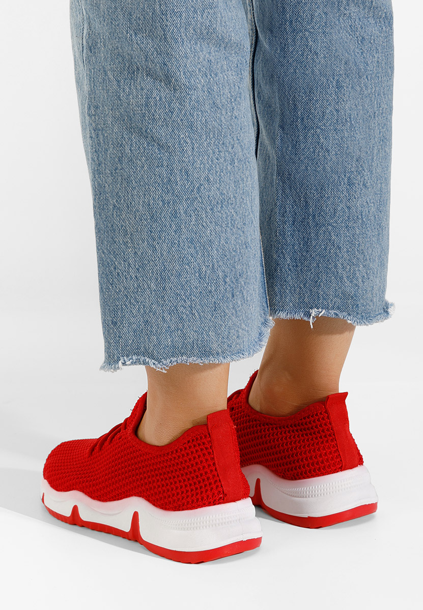 Červené sportovní boty dámské Sheila