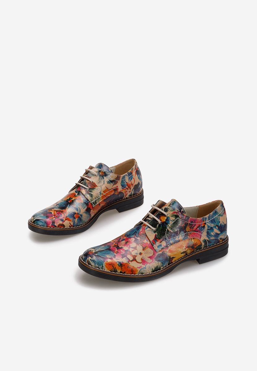 Viacfarebné kožené derby dámske Otivera V6