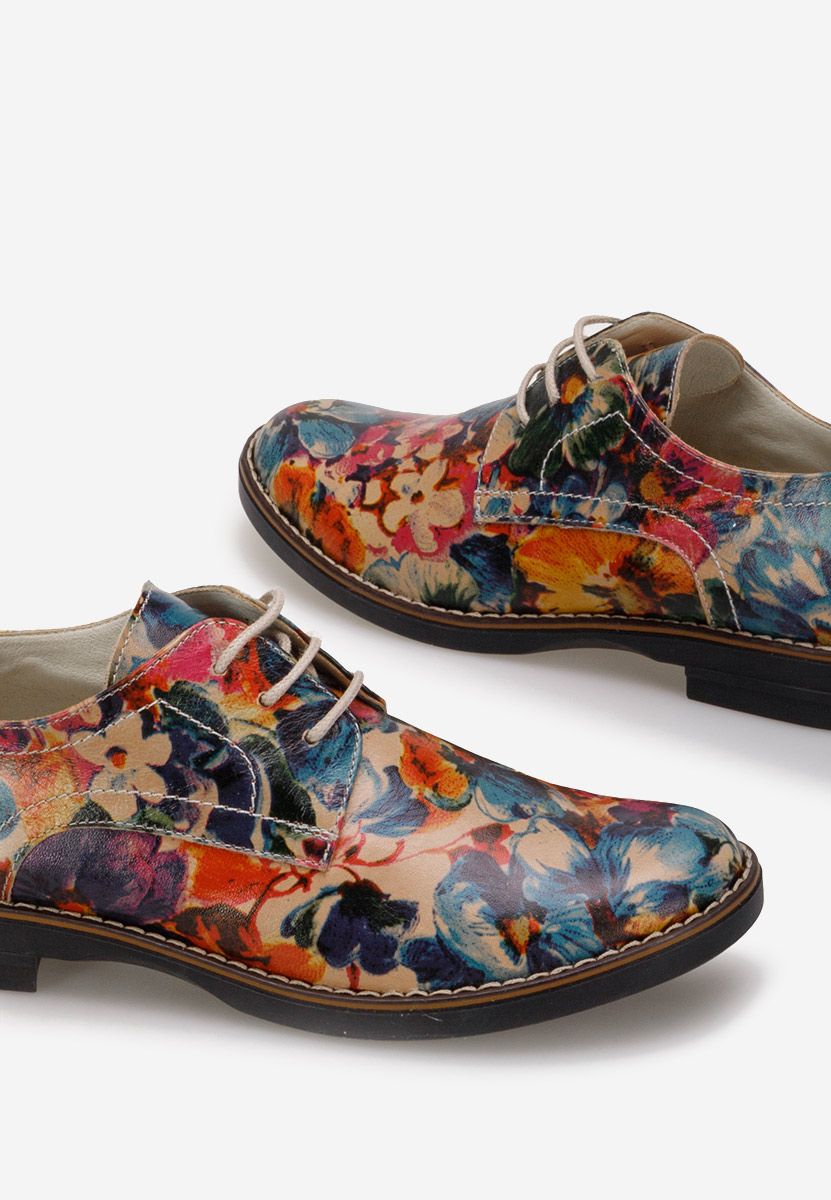 Viacfarebné kožené derby dámske Otivera V6