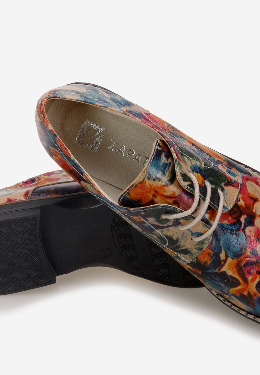 Viacfarebné kožené derby dámske Otivera V6