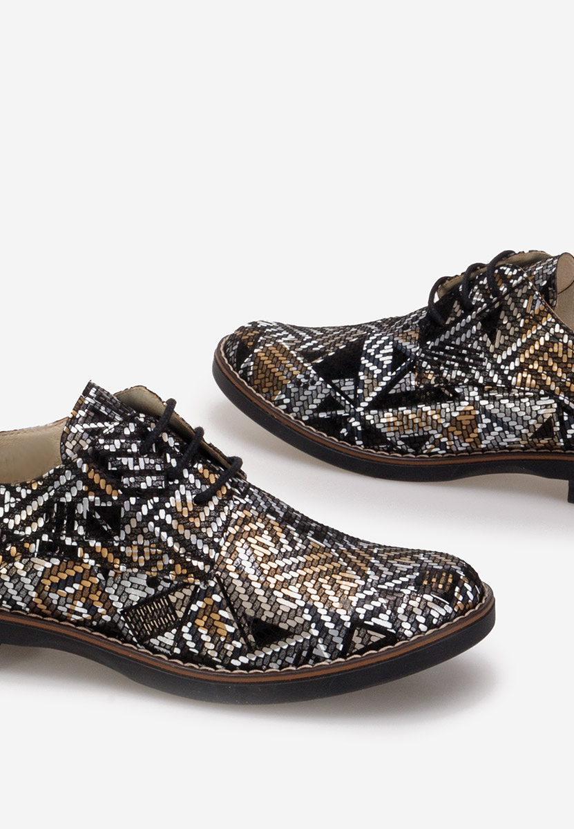 Viacfarebné kožené derby dámske Otivera V5