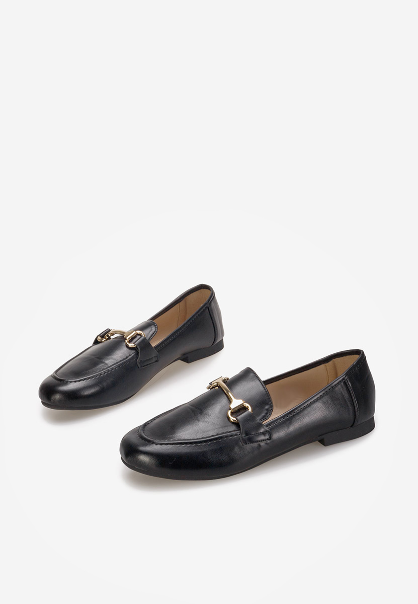 Černé dámské mokasíny Casica