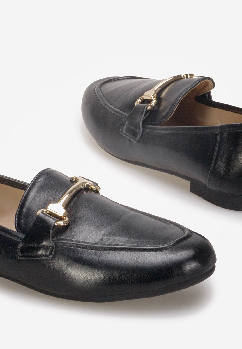 Černé dámské mokasíny Casica