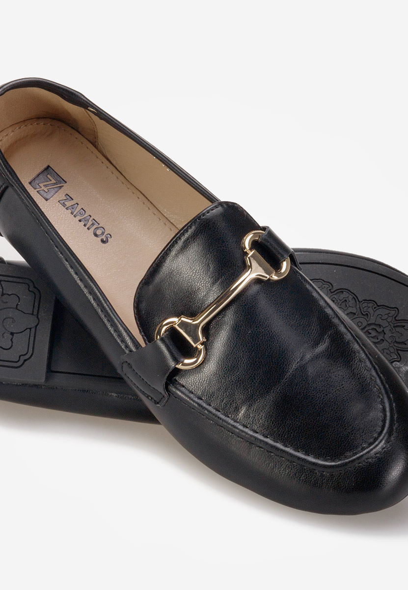 Černé dámské mokasíny Casica