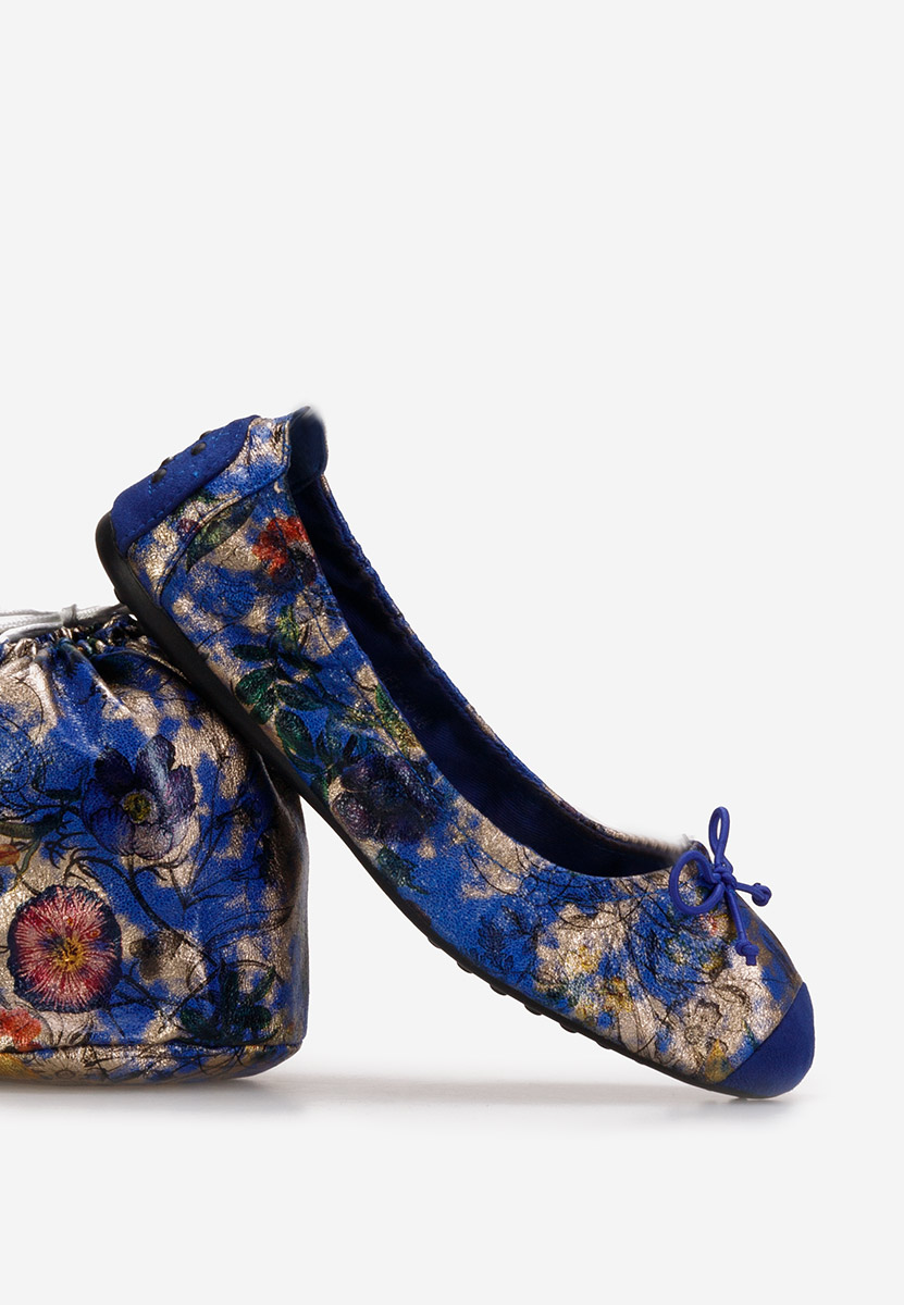 Modré dámské baleríny Doriya V2