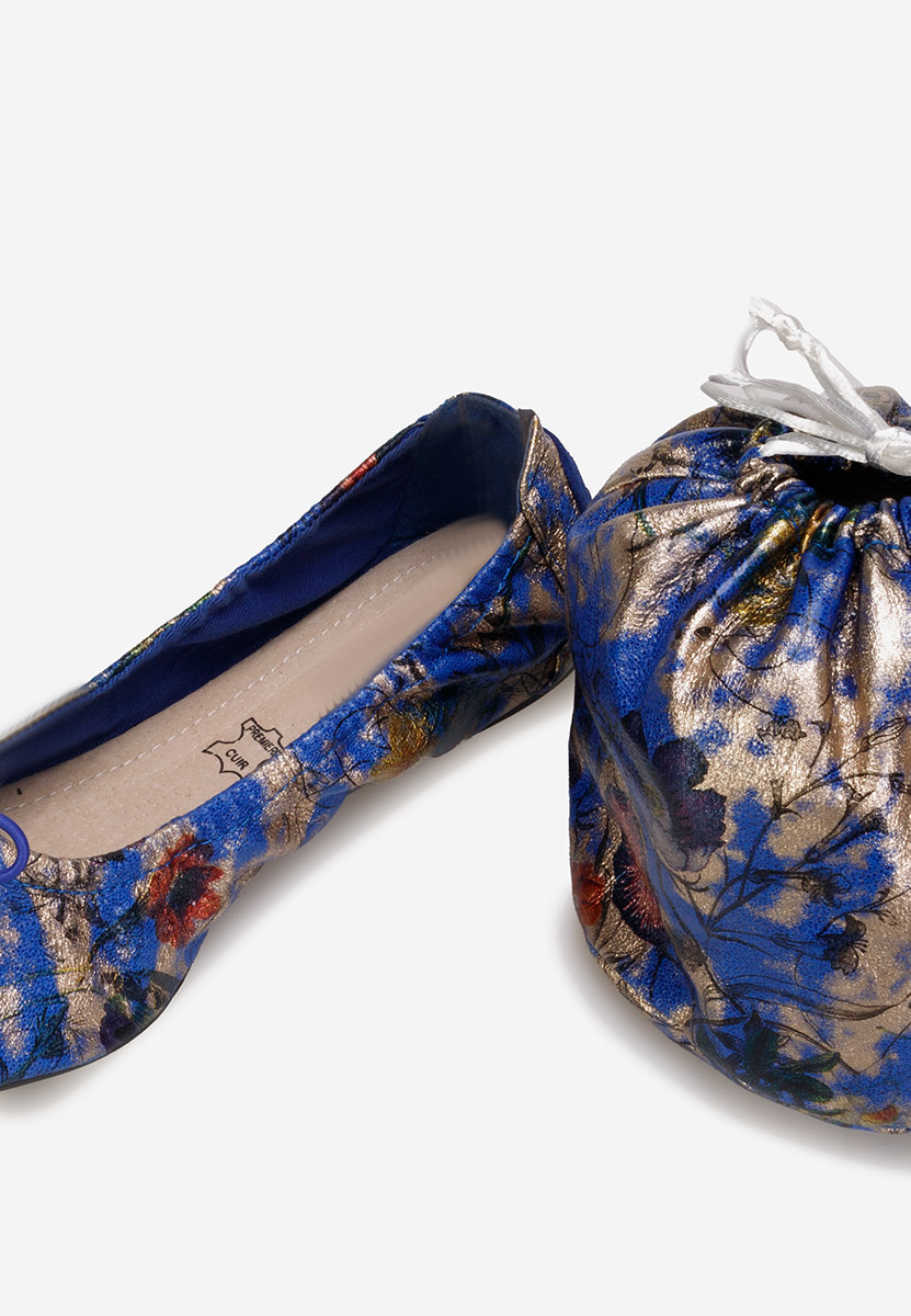 Modré dámské baleríny Doriya V2