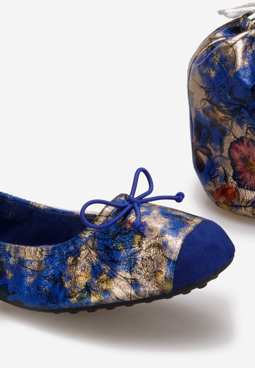 Modré dámské baleríny Doriya V2