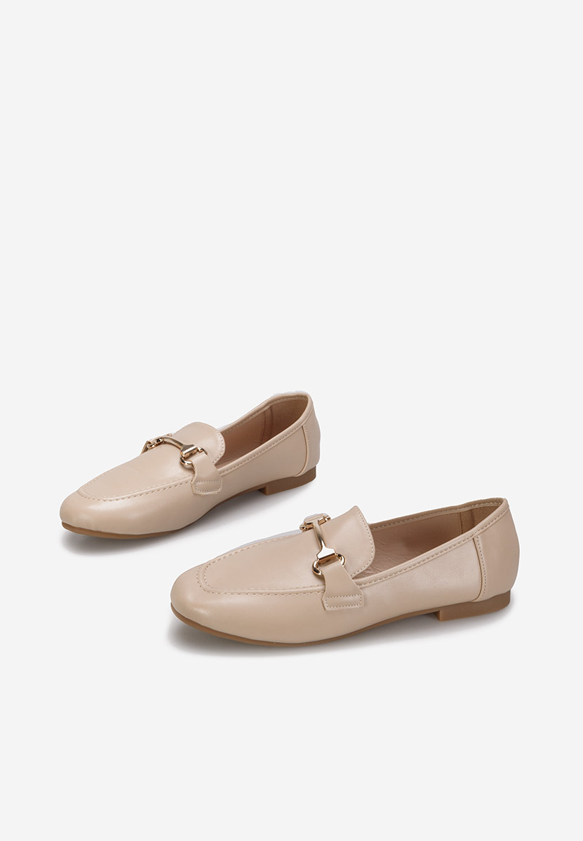 Béžové dámské mokasíny Casica