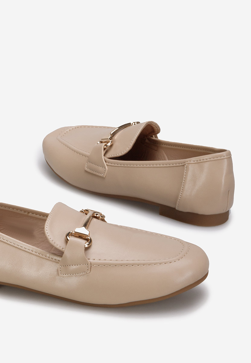 Béžové dámské mokasíny Casica