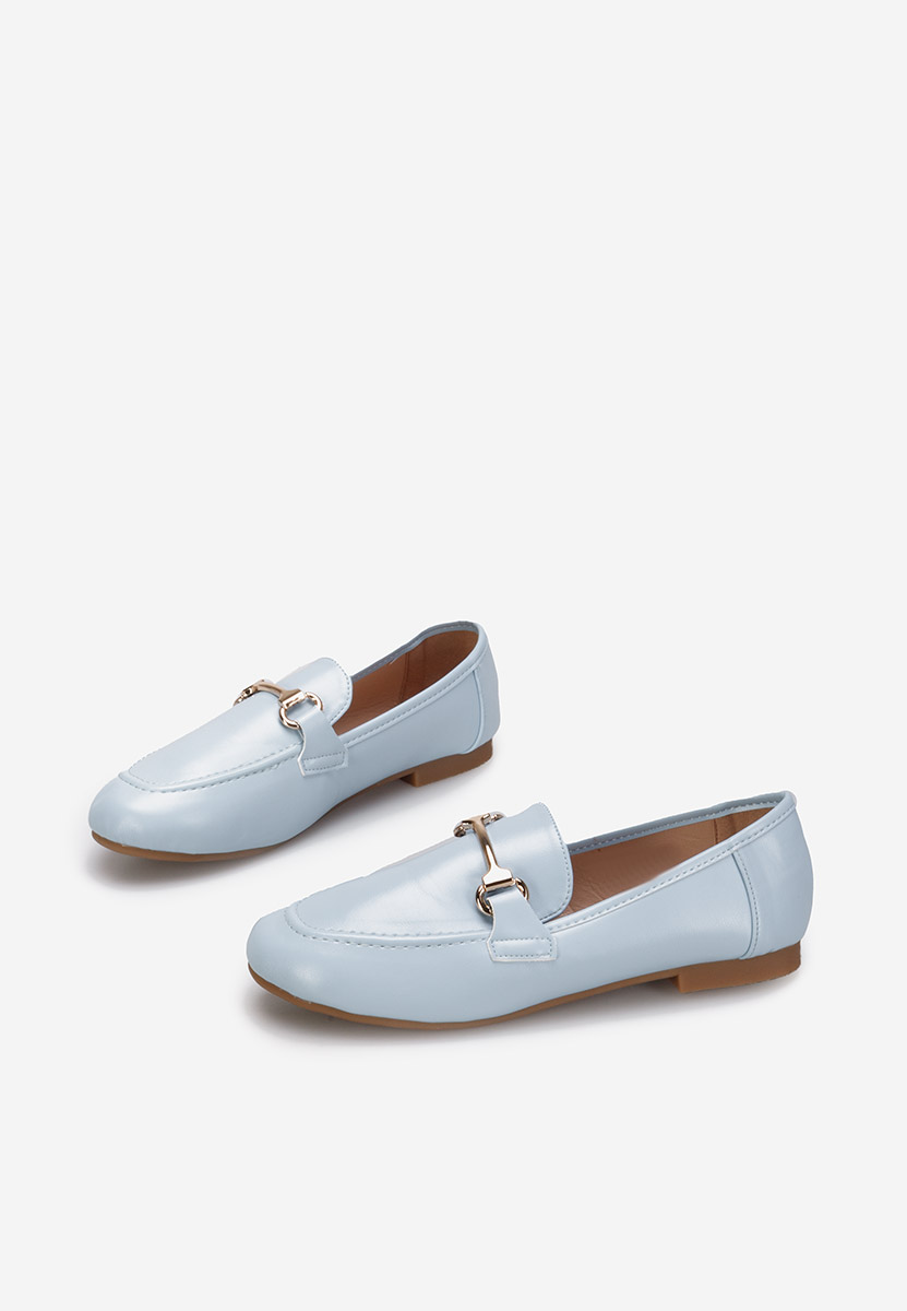 Svetlě modré dámské mokasíny Casica