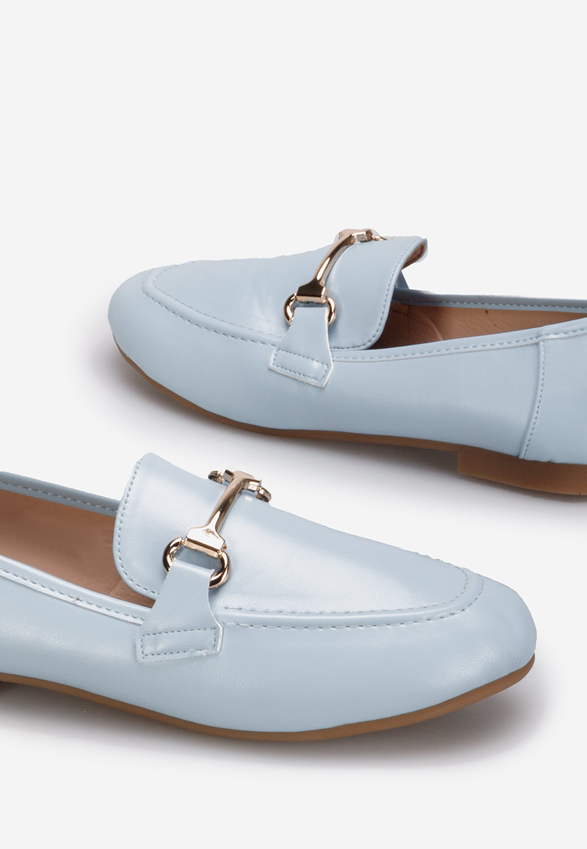 Svetlě modré dámské mokasíny Casica