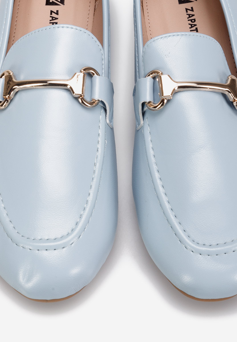 Svetlě modré dámské mokasíny Casica