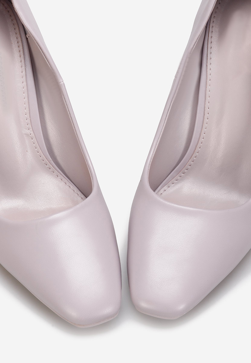 Fialové lodičky na vysokém podpatku Noli