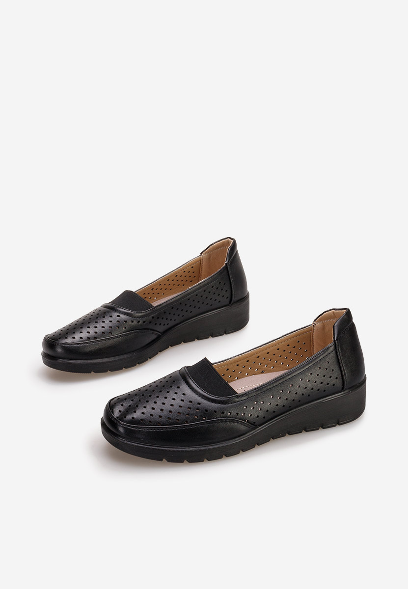 Černé dámské mokasíny Bevena