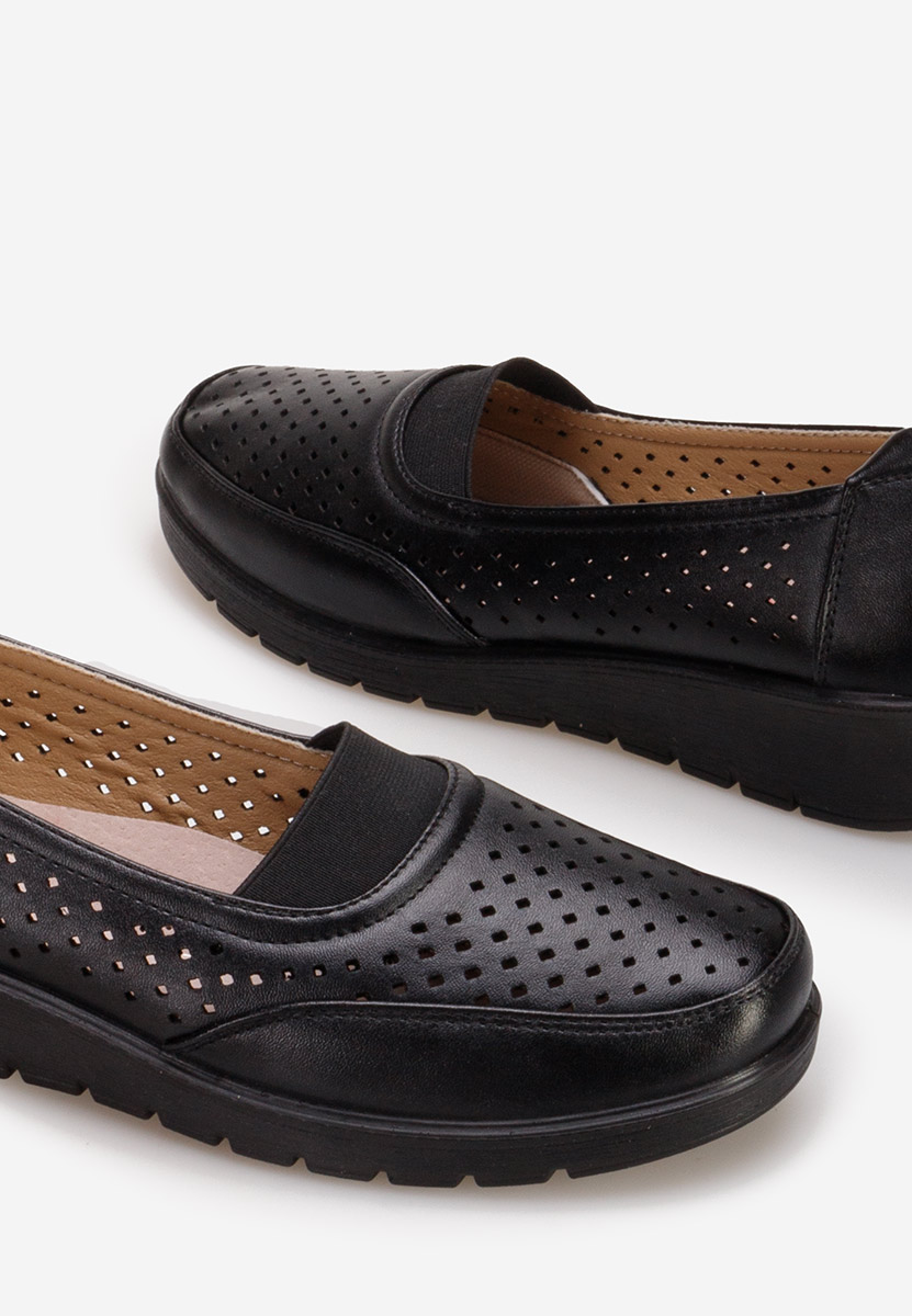 Černé dámské mokasíny Bevena