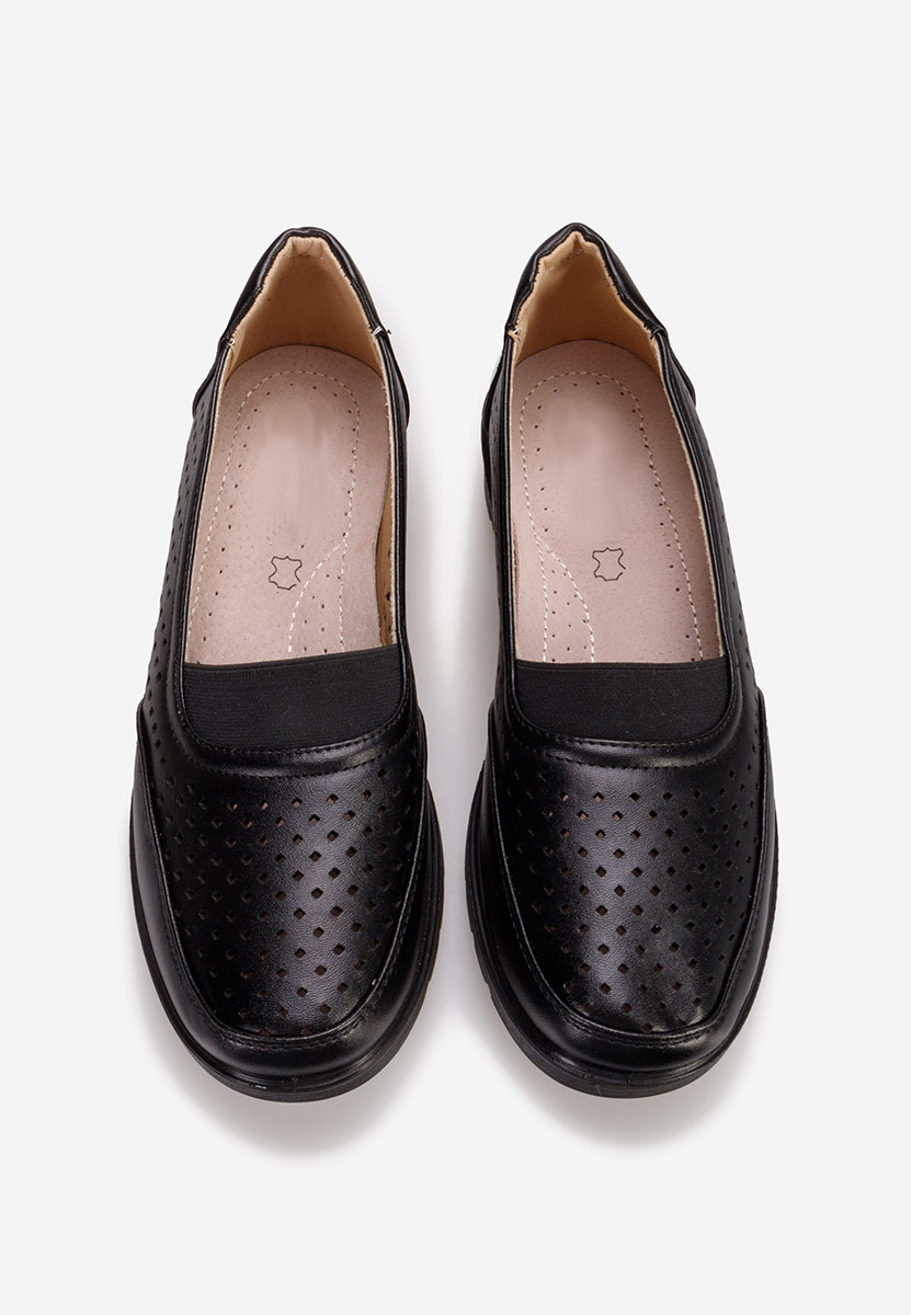 Černé dámské mokasíny Bevena