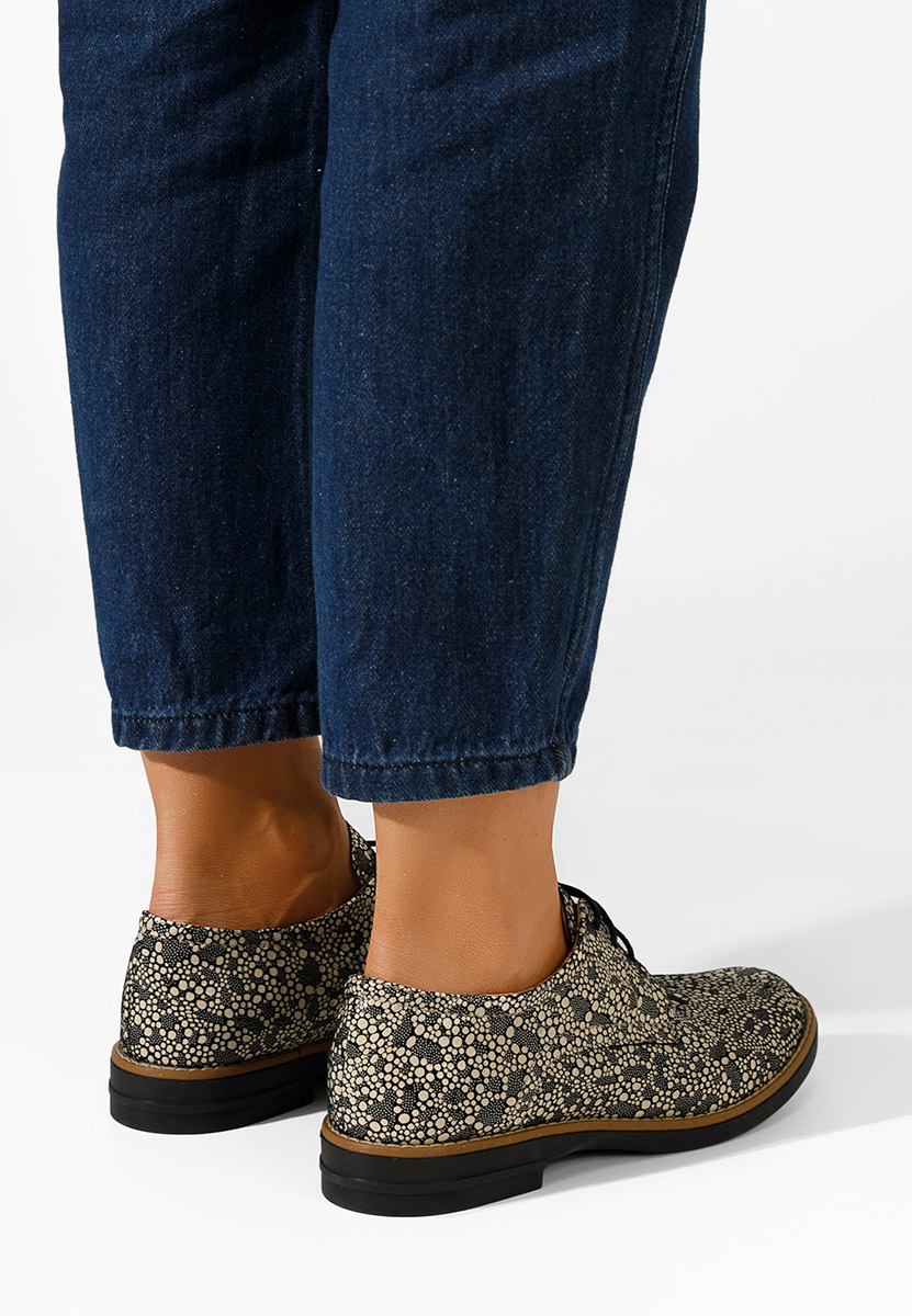 Viacfarebné kožené derby dámske Otivera V16