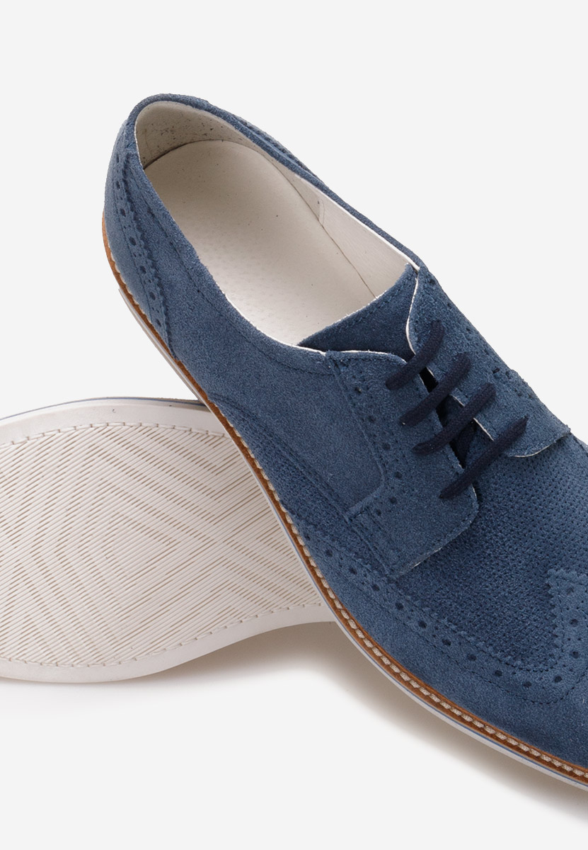 Modré pánské polobotky Gilbert