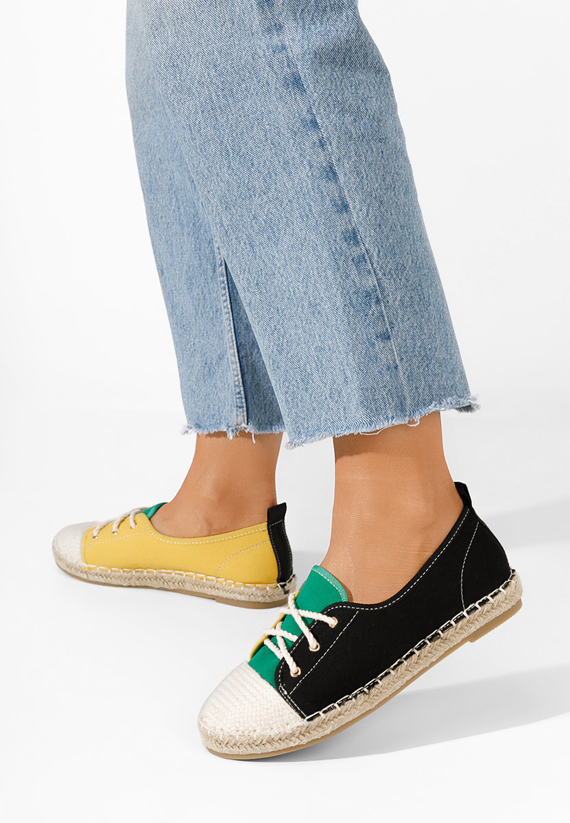 Černé dámské espadrilky Doria