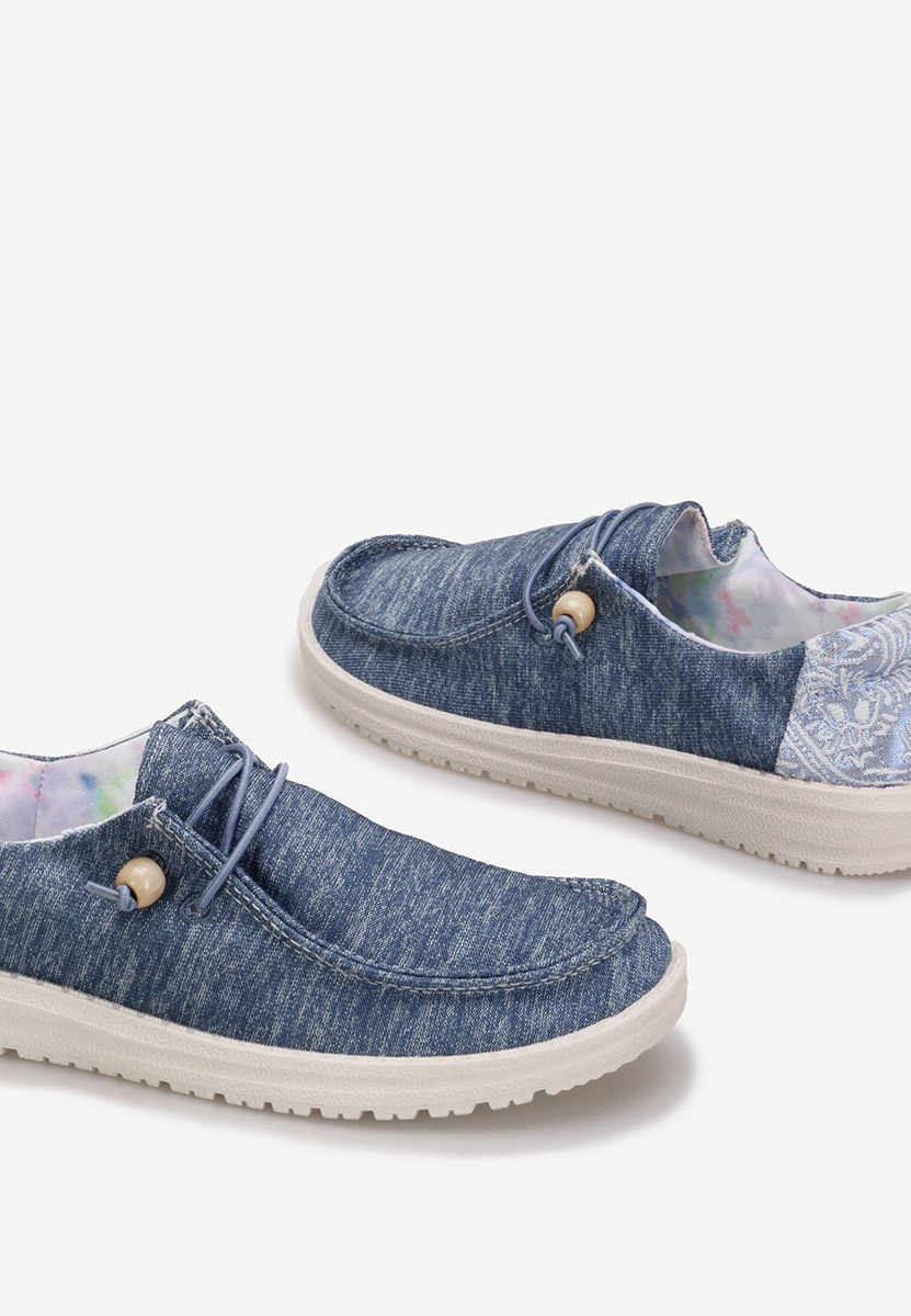 Modré dámské polobotky Velonia V2