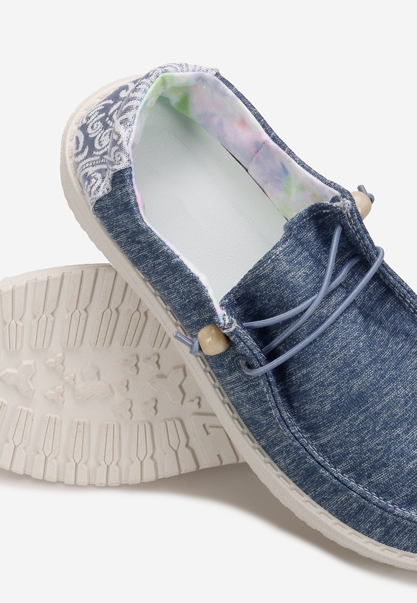 Modré dámské polobotky Velonia V2