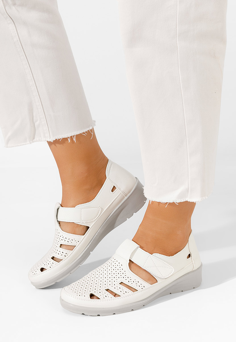 Bílé dámské espadrilky Gerania