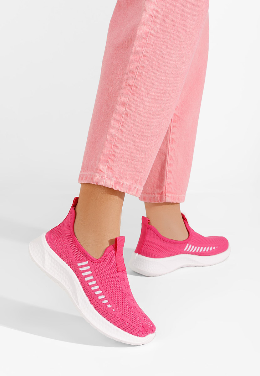 Fuchsiové slip on tenisky Auriana