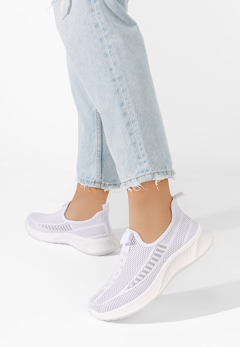 Bílé slip on tenisky Auriana