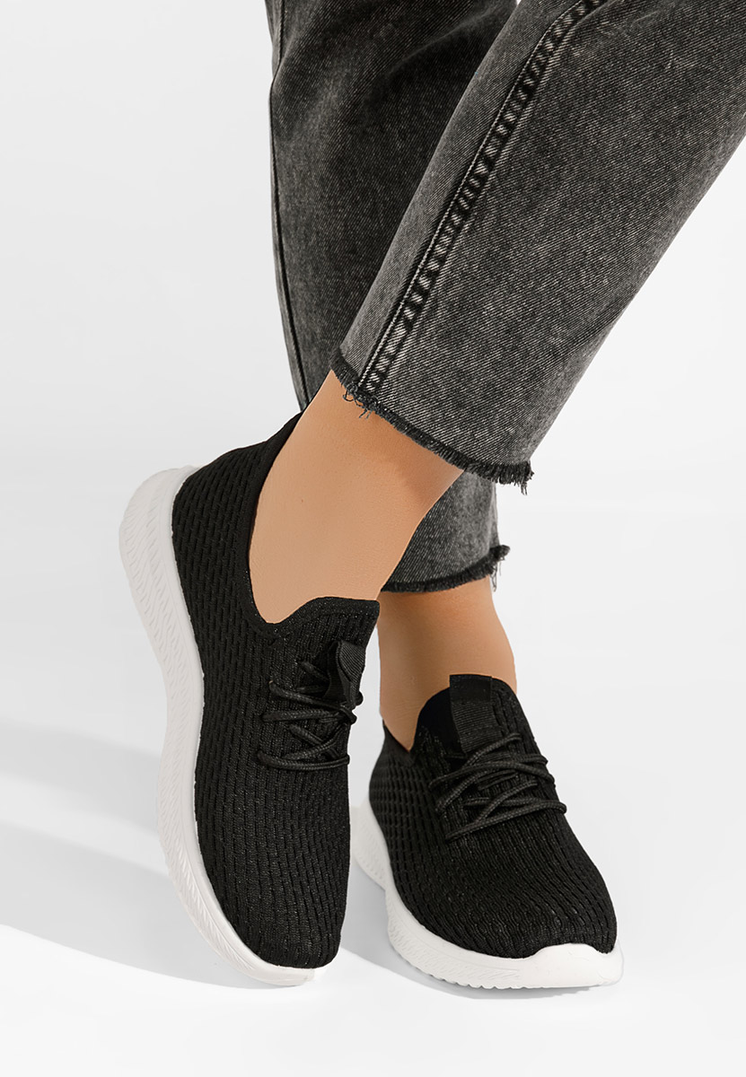 Černé slip on tenisky Coneta
